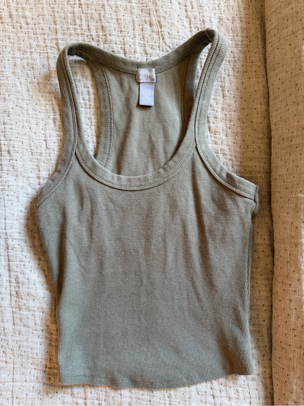 pacsun olive green tank top